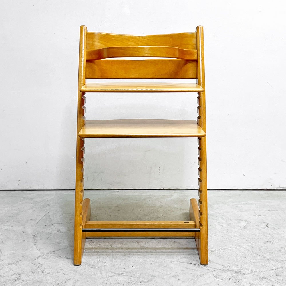 ストッケ STOKKE トリップトラップ TRIPP TRAPP ベビーチェア キッズチェア S/N無し カード付き ノルウェー 北欧家具 ●
