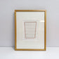 黒木周 shu kuroki クロスグラフ Un forma carree.2 2008年 スクリーンサイズ 14×20cm 22/30 布版リトグラフ 額装品 版画 現代作家 ●