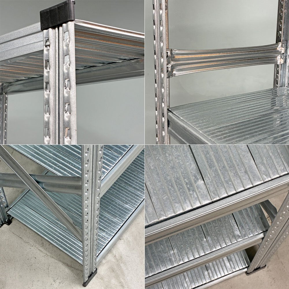 メタルシステム METALSISTEM スーパー123シリーズ スチールシェルフ 6段 4 STEEL SHELF オープンシェルフ イタリア製 ◎