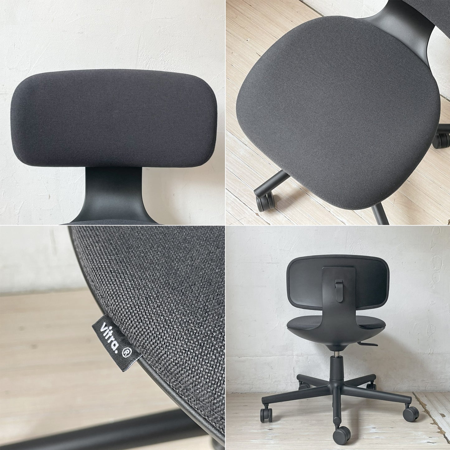 ヴィトラ vitra ルーキー Rookie デスクチェア キャスターチェア ダークグレー コンスタンチン・グルチッチ シンプルモダン B ★