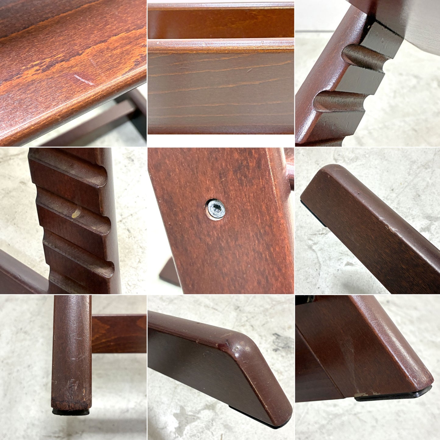 ストッケ STOKKE トリップトラップ TRIPP TRAPP ベビーチェア キッズチェア S/N無し ブラウン ノルウェー 北欧家具 ●