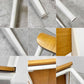 スタンダードチェア Standard chair リプロダクト ナチュラルオーク×ホワイト ジャン・プルーヴェ Jean Prouve 名作椅子 B ●