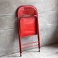 シュプリーム Supreme 20aw メタルフォールディングチェア Metal Folding Chair ダイニングチェア レッド スチール 折り畳み ♪