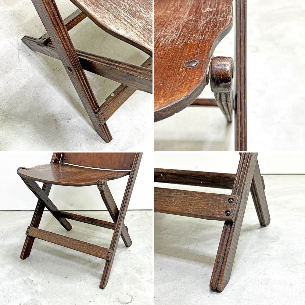 アメリカンシーティングカンパニー AMERICAN SEATING COMPANY フォールディングチェア 折り畳み USビンテージ インダストリアル A ●