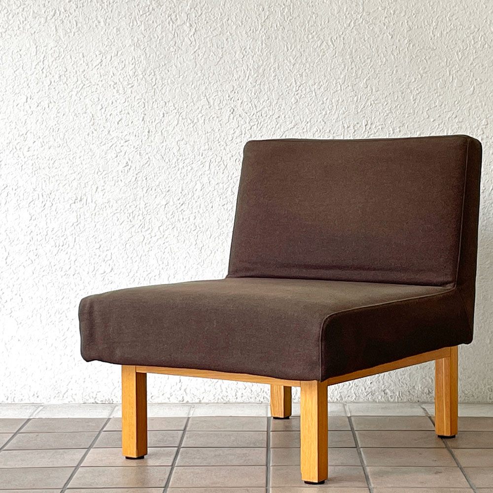 イデー IDEE コンパクトラウンジ COMPACT LOUNGE 1P ソファ ラウンジチェア ファブリック 篠本拓宏 廃番 ◇