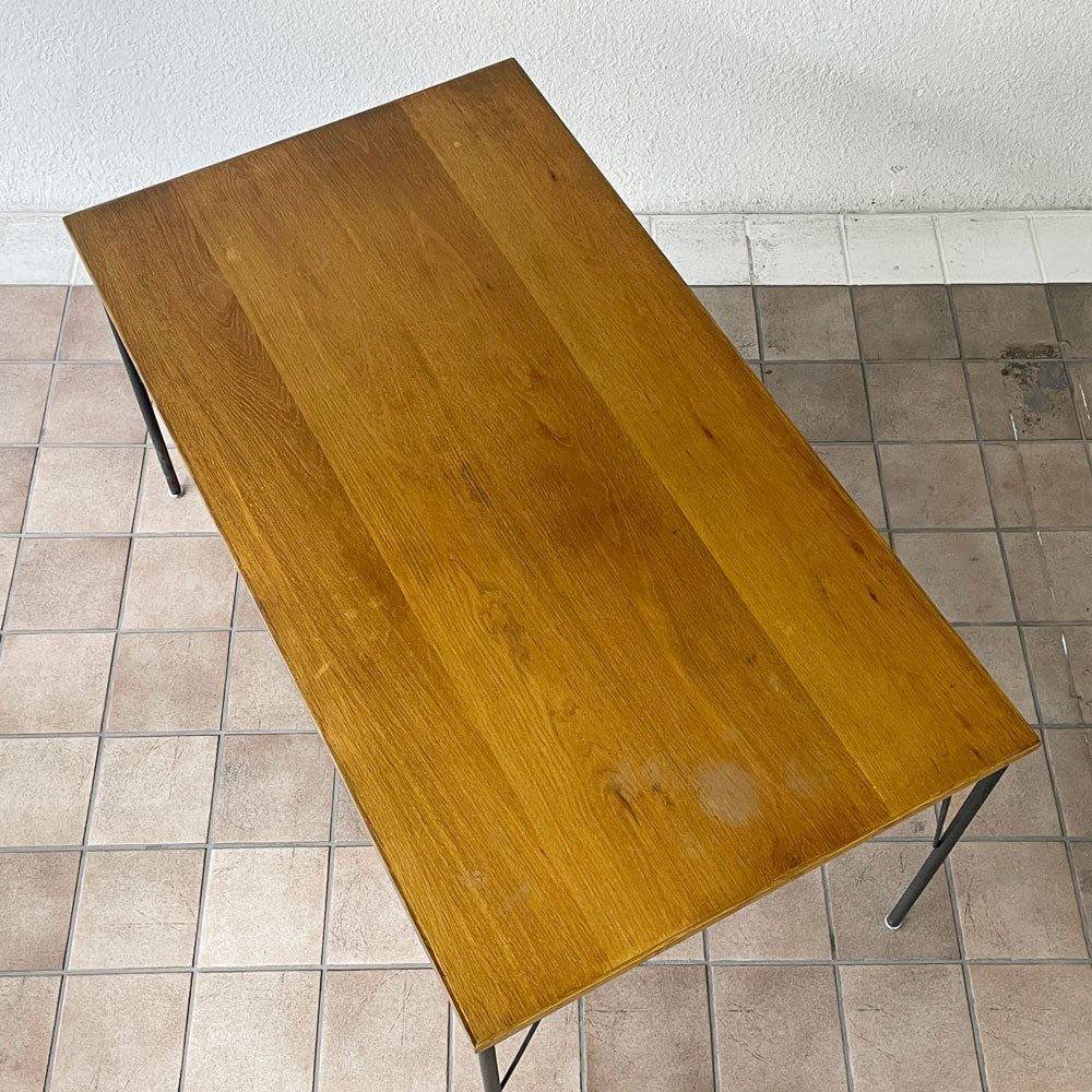 クラッシュゲート CRASHGATE ノットアンティークス Knot Antiques アンネ ANNE ダイニングテーブル パイン古材 スチール脚 W135cm インダストリアルデザイン ◇