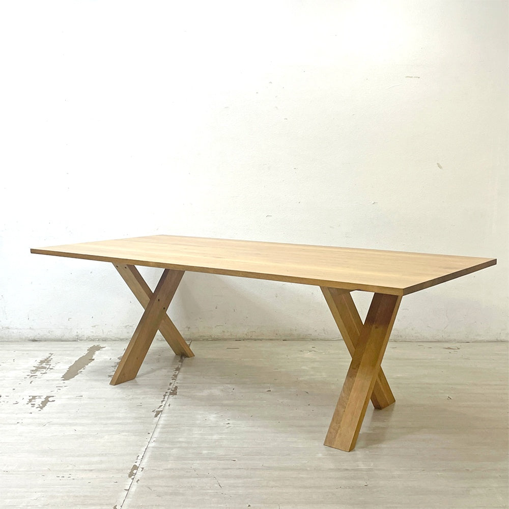 エスニクラフト Ethnicraft オーク パターソン Oak Pettersson ダイニングテーブル 無垢材 W220 x D100cm ●