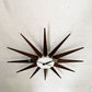 ヴィトラ vitra サンバーストクロック Sunburst Clock ウォールナット ウォールクロック 掛時計 Φ47cm ジョージ・ネルソン ミッドセンチュリー 定価￥68,200- ◎