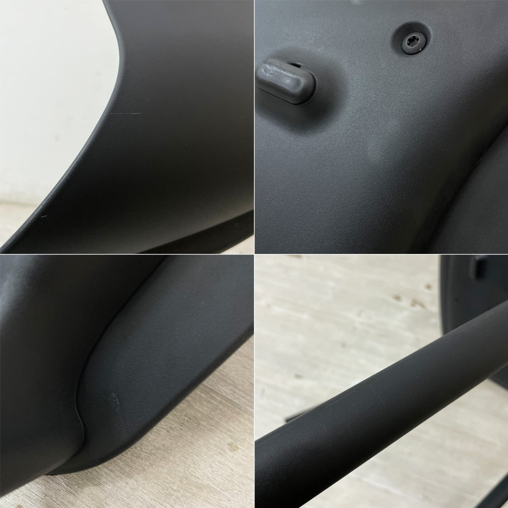 ヴィトラ Vitra ベルヴィルチェア Belleville Chair ダイニングチェア スタッキングチェア ディープブラック ロナン & エルワン・ブルレック A ●