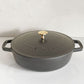 ストウブ STAUB ブレイザー ソテーパン 両手鍋 ホーロー鍋 ブラック 24cm 鋳物 鋳鉄 オーブン IH対応 フランス ■
