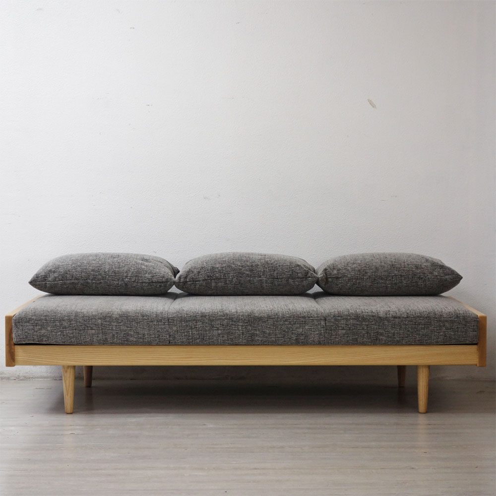 グラフ graf × 相合家具 SOGO adシリーズ デイベッドベンチ Day bed bench W171cm ホワイトアッシュ材 ファブリック  ●