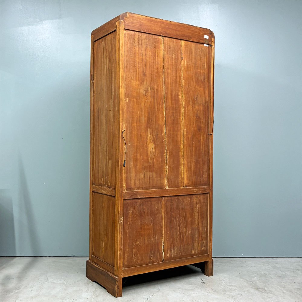 オールドメゾン old maison ガラスキャビネット 2ドロワー 収納棚 W81cm 照明付き ショーケース カントリー  店舗什器 ◎