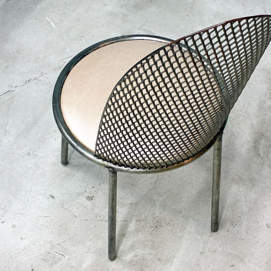 カッシーナ Cassina Interdecor ハル2チェア HAL2 クッションシート エキスパンテッドメタル 倉俣史朗 ポストモダン ビンテージ 希少 ◎