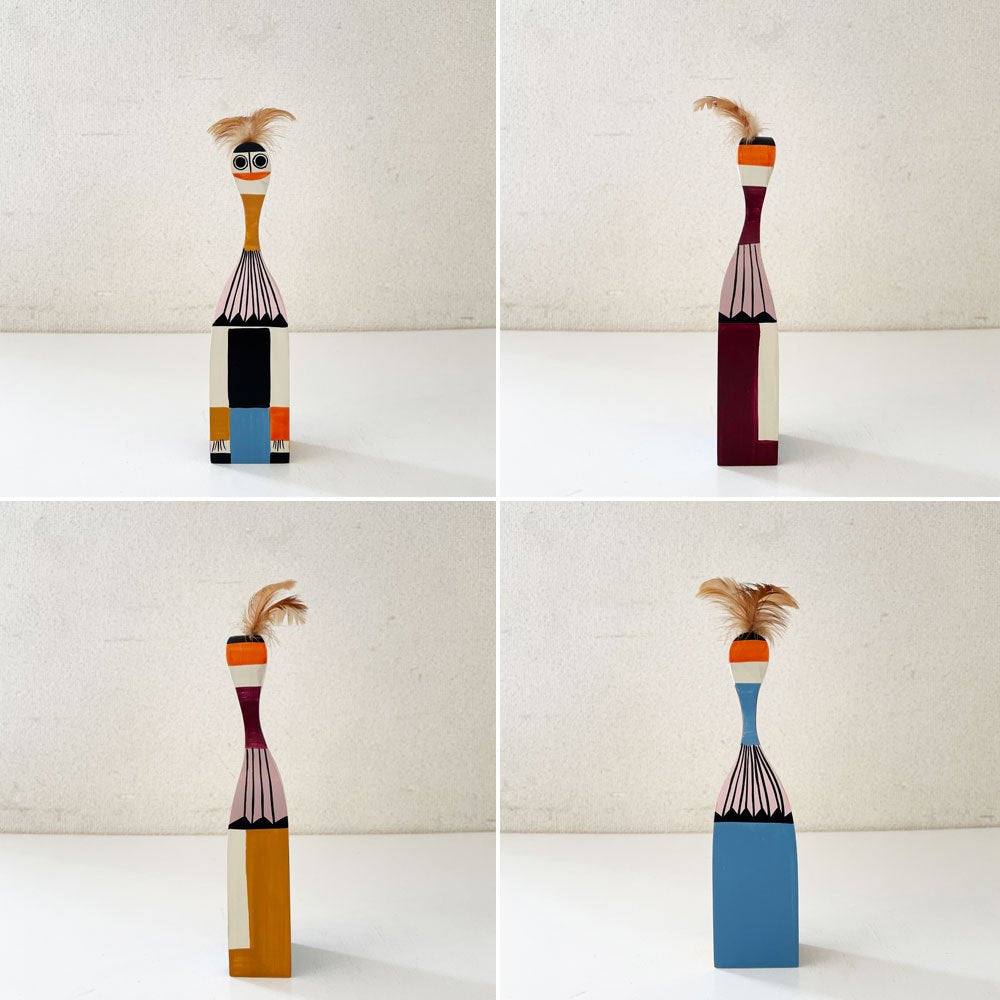 ヴィトラ vitra. ウッデンドール Wooden Dolls No.1 木製オブジェ モミ材 H19cm ハンドクラフト アレキサンダー・ジラード 定価￥22,000- ◎
