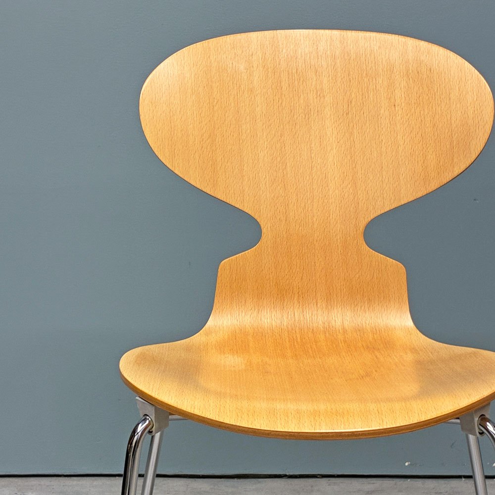 フリッツハンセン Fritz Hansen 3101 アリンコチェア アントチェア 4本脚 ナチュラルビーチ ラッカー仕上げ アルネ・ヤコブセン A ◎