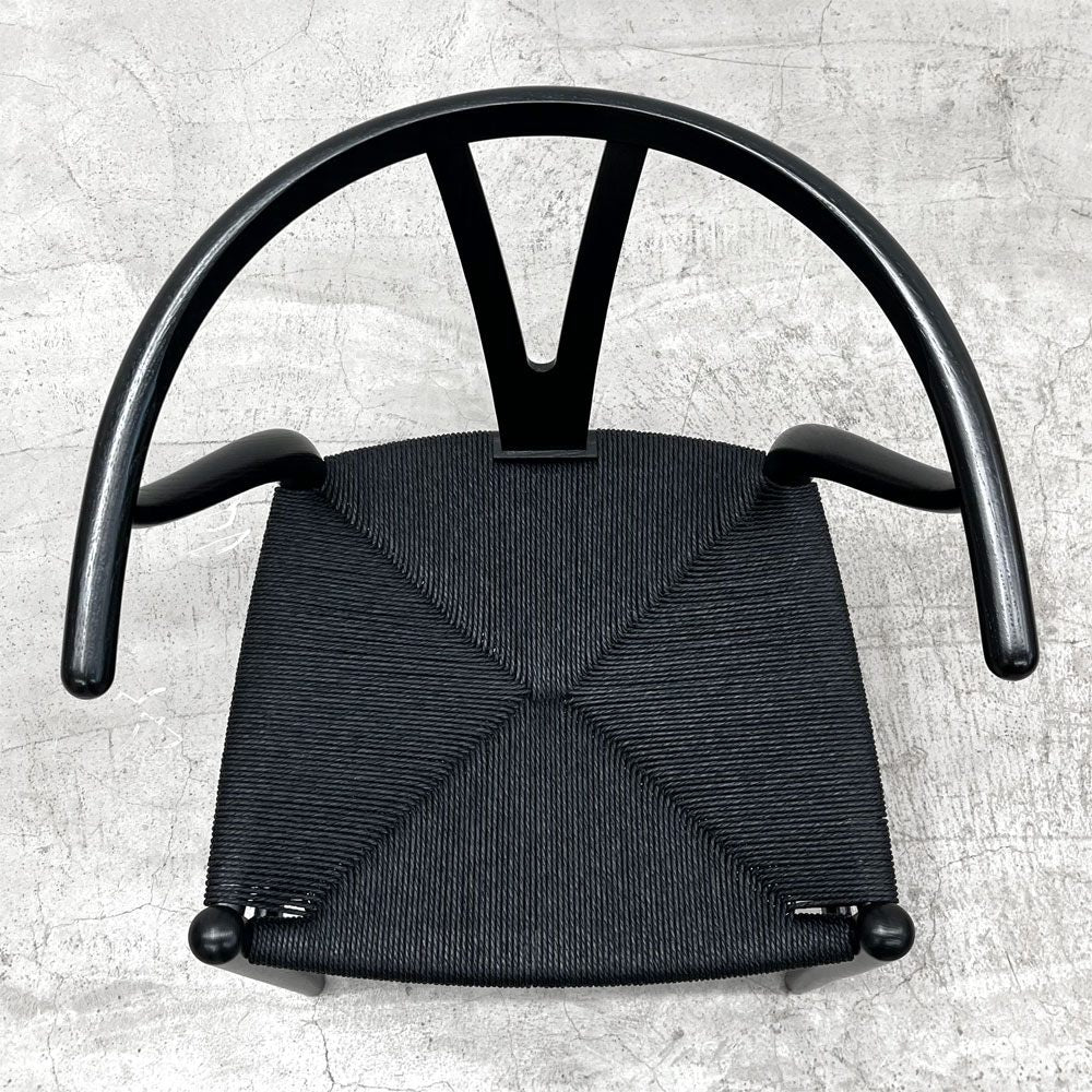カールハンセン＆サン Carl Hansen & Son CH24 Yチェア ブラックラッカー × ブラックペーパーコード  ハンス・J・ウェグナー オーク材 〓