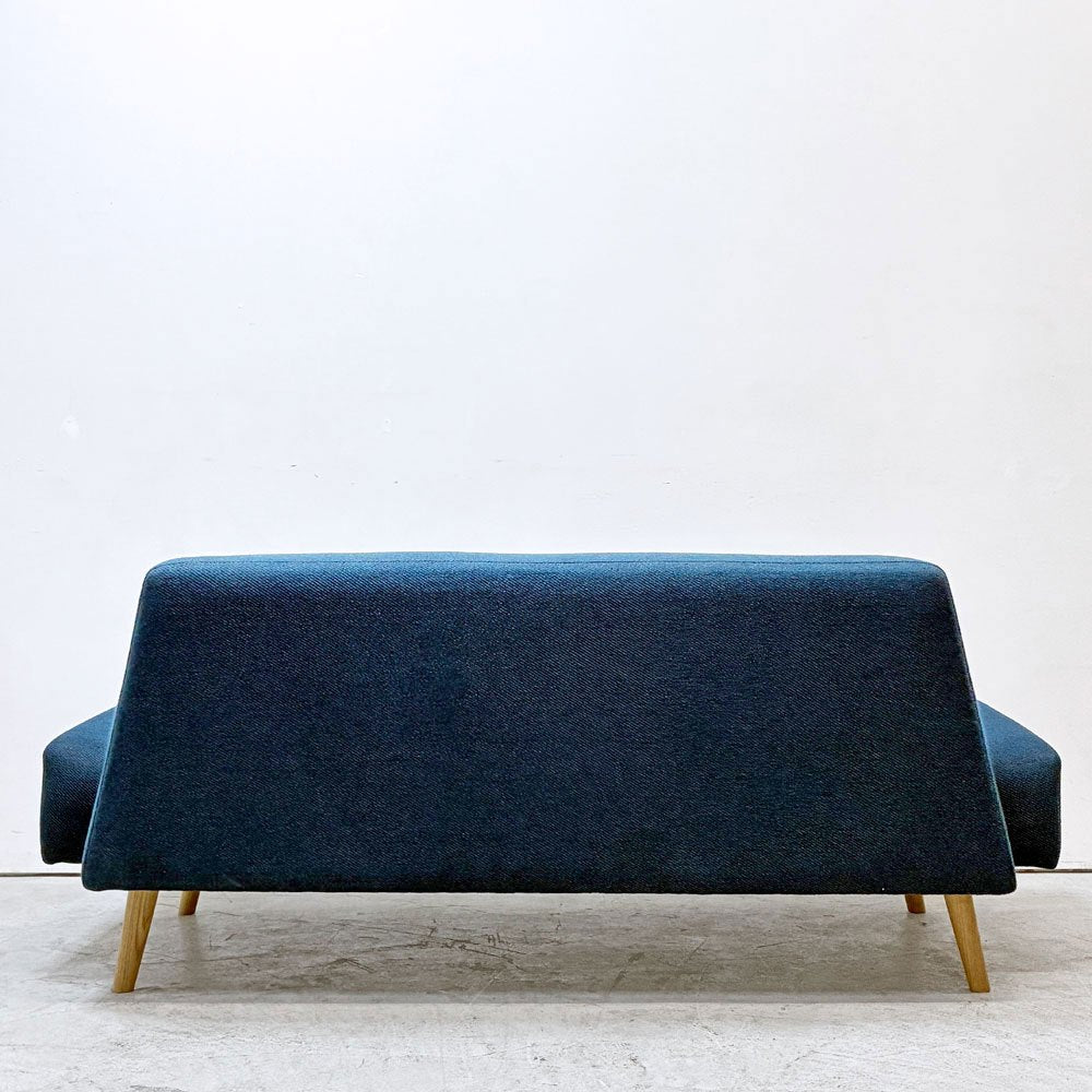 イデー IDEE アーオ ソファ AO SOFA 2シーター 2Pソファ 2人掛け ファブリック 岡嶌要 モダンデザイン ブルー 定価￥89,900- ●