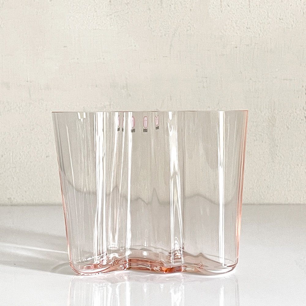 イッタラ iittala アルヴァ・アアルトコレクション Alvar Aalto Collection ベース H95mm サーモンピンク 日本限定 アルヴァ・アアルト生誕120周年記念 北欧雑貨 ■