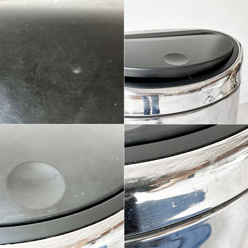 ブラバンシア brabantia ツインビン タッチオープン式 ゴミ箱 ダストボックス ステンレス 33L  ★