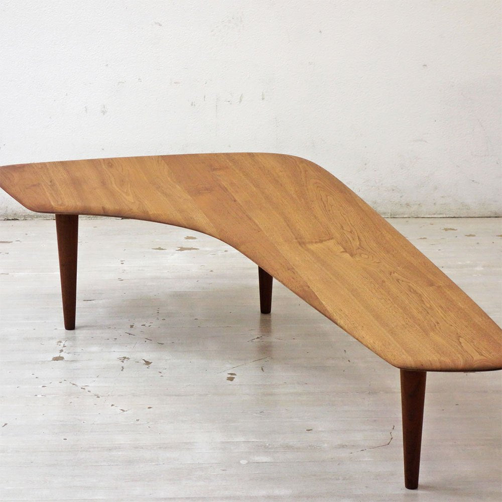 カーフ karf パラレル コーヒーテーブル Parallel Coffee Table ウォールナット無垢材 ローテーブル W150cm 廃番 参考価格￥107,800- ●