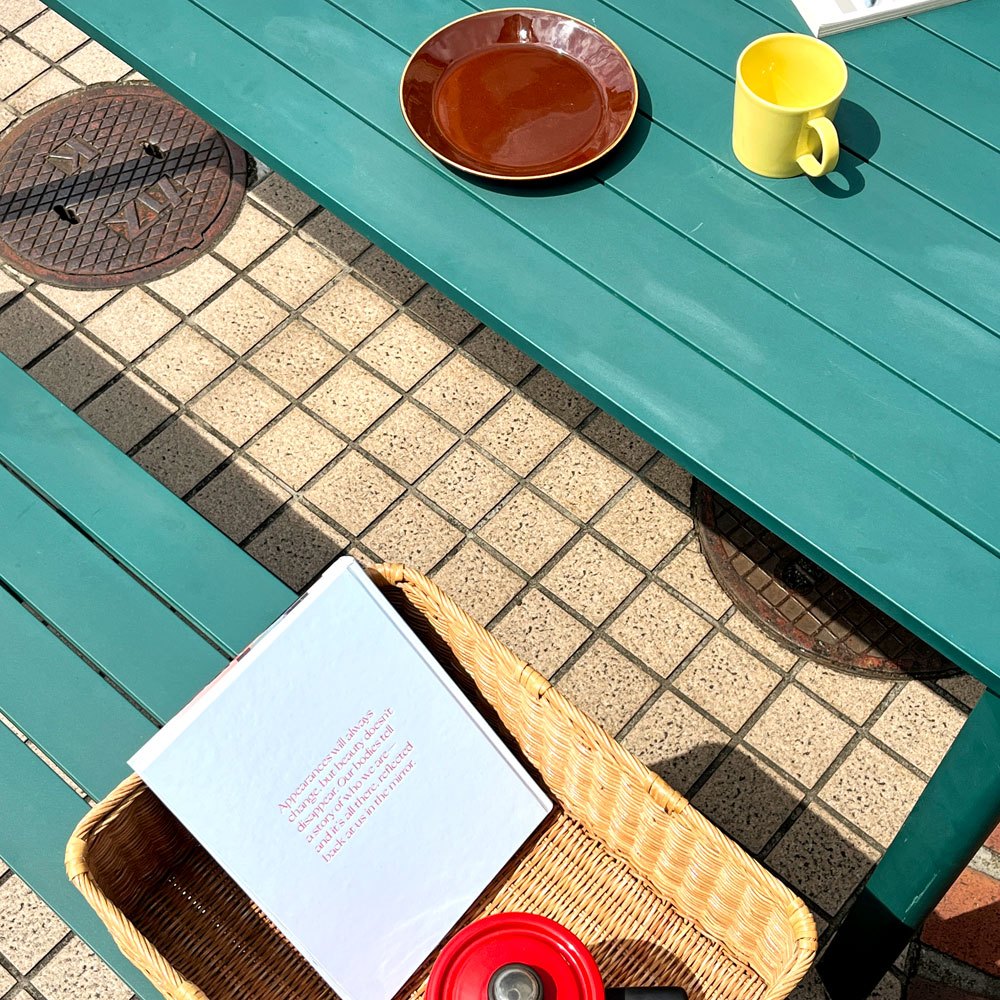 ザ・コンランショップ THE CONRAN SHOP ハイライン アウトドア ベンチ HIGHLINE OUTDOOR BENCH グリーン ●