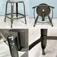 フェールトラヴァイユ FER TRAVAIL ニコルチェア NICOLLE Chair SH45cm ダイニングチェア スチール マットクリア仕上げ 別注モデル インダストリアル フランス B ◎