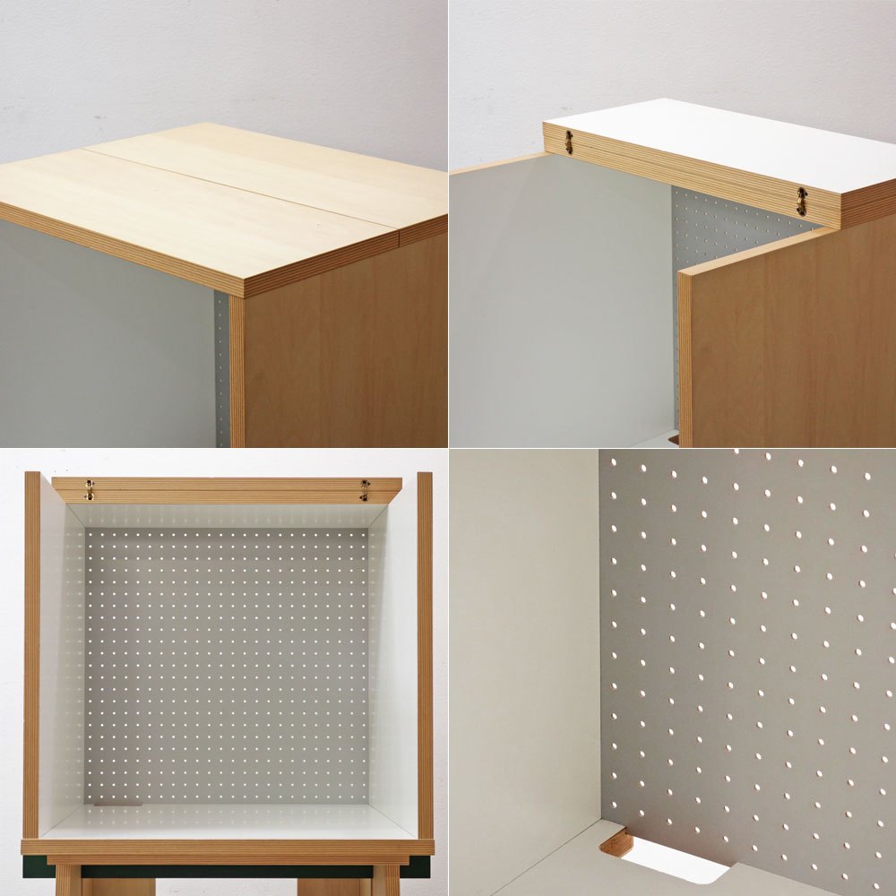 リビングハウス LIVING HOUSE オコモリ OKOMORI デスク プラウウッド ナチュラルテイスト 廃番品 ●