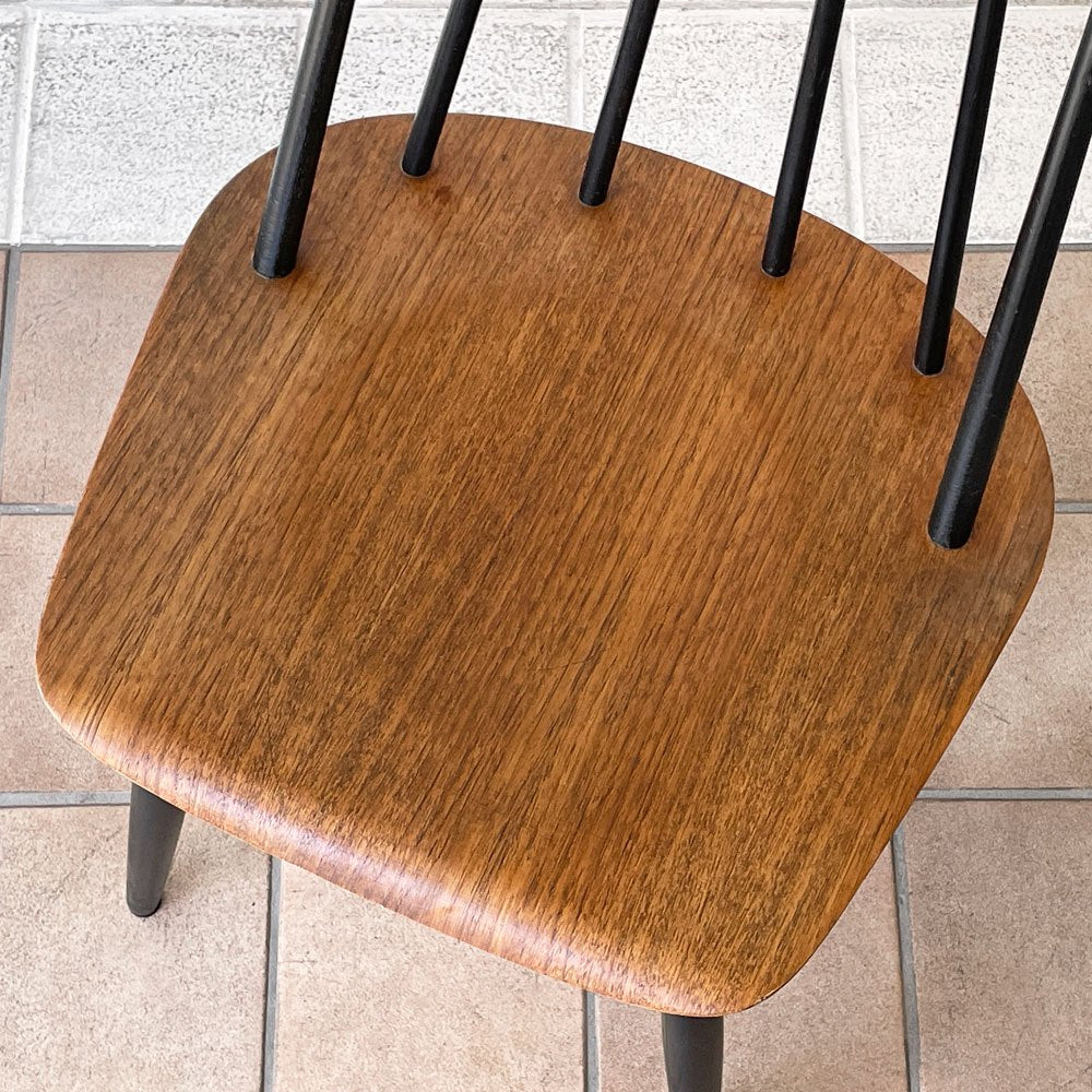 アスコ ASKO ファネットチェア Fanett chair イルマリ・タピオヴァーラ ダイニングチェア チーク材 50～60年代 フィンランド製 北欧ビンテージ 名作 ◇