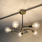 アクメファニチャー ACME Furniture ソリッドブラスランプ 5アーム ブラックアーム SOLID BRASS LAMP 5ARM BLACK 真鍮 シーリングライト ミッドセンチュリー 廃番カラー 参考定価￥143,000- ■