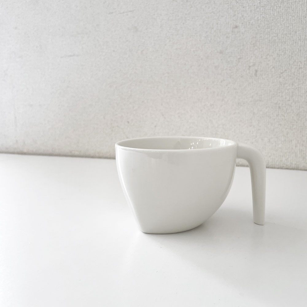 イッタラ iittala エゴ Ego ブレックファーストカップ ホワイト ステファン・リンドフォース Stefan Lindfors フィンランド 北欧食器 廃番 ◎