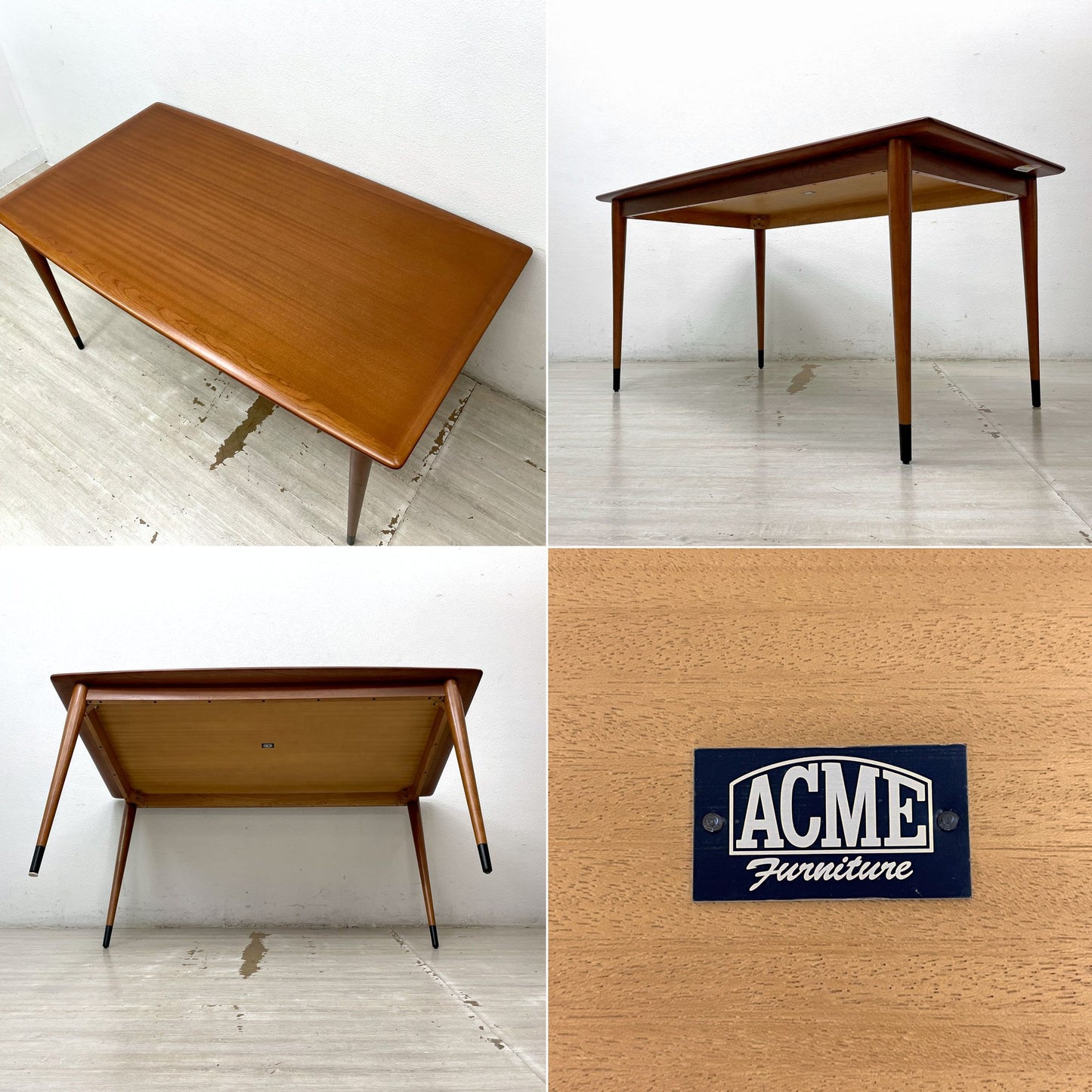 アクメファニチャー ACME Furniture ジェティ JETTY ダイニングテーブル ハックベリー材 W150cm 廃番 ●