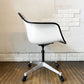 ハーマンミラー Herman Miller アームシェルチェア モダンファニチャーセールス FRP製 ホワイトシェル マハラム・アラベスク生地 ジラード コントラクトキャスターベース C&R イームズ ◎