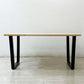 かなでもの KANADEMONO ザ・テーブル THE TABLE デスク W140xD80cm ラバーウッド スクエア脚 ●