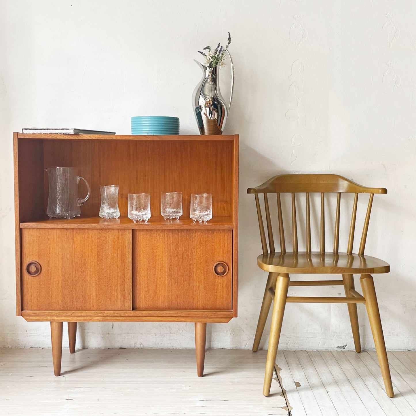 アクメファニチャー ACME Furniture ウィンダン WINDAN サイドチェア ダイニングチェア ハーフアーム ビーチ材 定価￥35,200- ★