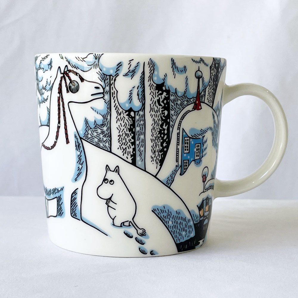 アラビア ARABIA ムーミンマグ MOOMIN スノーホース Snow horse 2016年 冬限定 トーベ・ヤンソン フィンランド 北欧食器 ◇