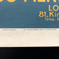 パリ＝ロンドン航空サービス Compagnie Franco-Roumaine de Navigation Aerienne 公式リトグラフ 1987年 再版品 62×100cm 〓
