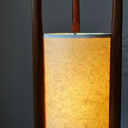 USビンテージ Vintage ファイバーシェード フロアライト H101cm レトロ ミッドセンチュリーデザイン ◎