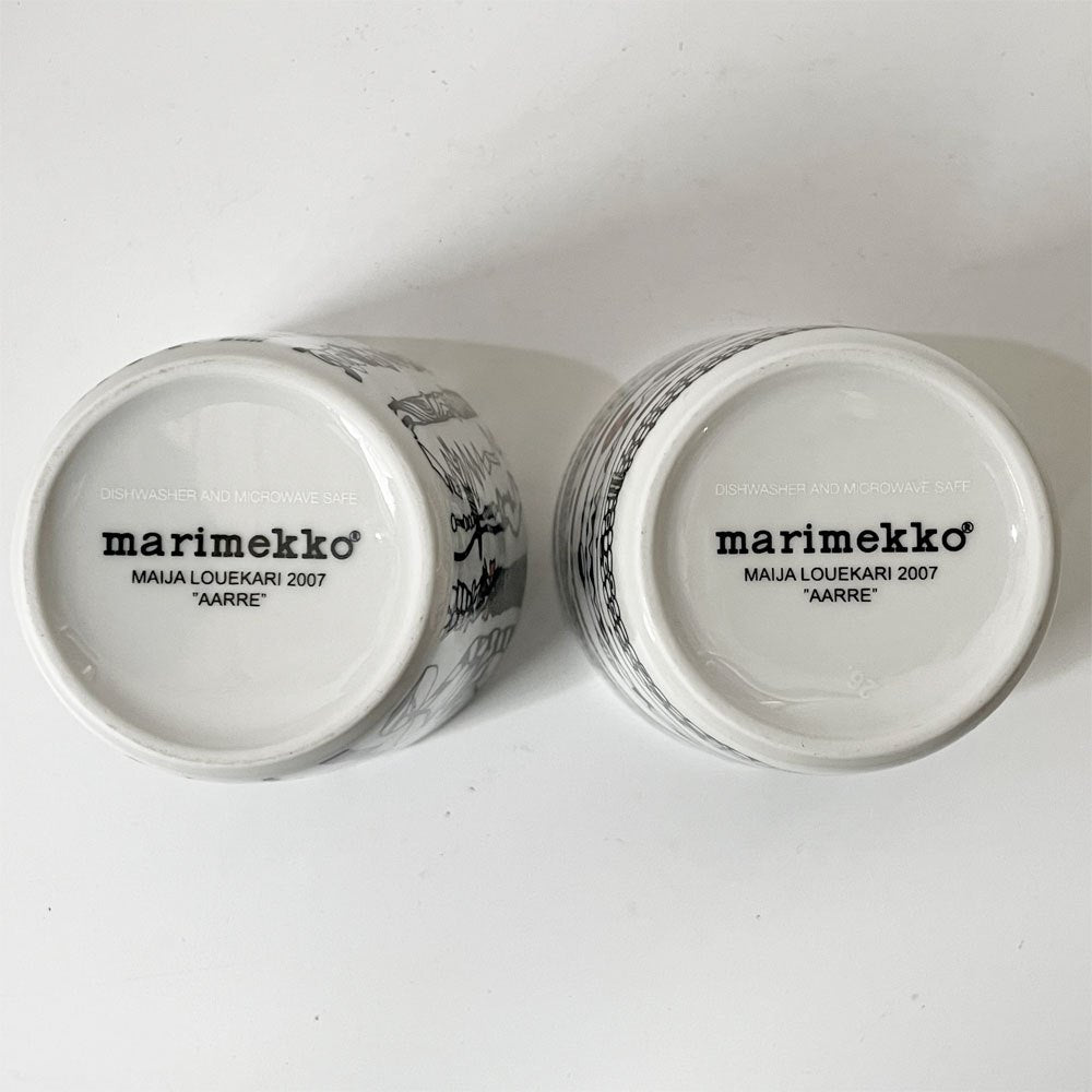 マリメッコ marimekko アアッレ AARRE ラテマグ セット マイヤ・ロウエカリ Maija Louekari フィンランド 北欧食器 ★
