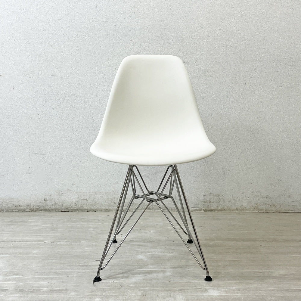 ハーマンミラー Herman Miller サイドシェルチェア ポリプロピレン製 エッフェルベース ホワイト C&R イームズ ミッドセンチュリー A ●
