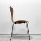 フリッツハンセン Fritz Hansen セブンチェア Seven Chair ダイニングチェア アルネヤコブセン Arne Jacobsen ウォールナット材 北欧家具 A ●
