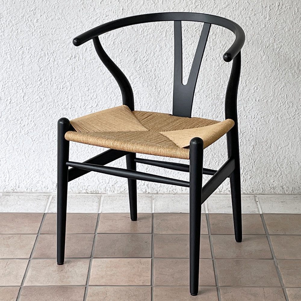 カールハンセン&サン Carl Hansen&Son Yチェア CH24 ハンス J. ウェグナー ビーチ材 ブラックラッカー 北欧家具 デンマーク  ◇