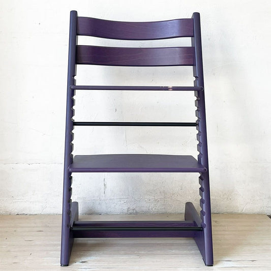 ストッケ STOKKE トリップトラップ TRIPP TRAPP プラムパープル ベビーチェア キッズチェア S/N4～ ノルウェー 北欧家具 ★