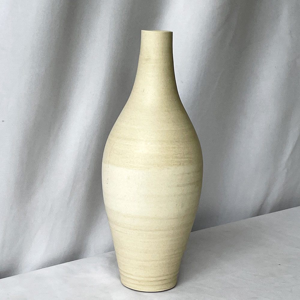サードセラミックス 3RD CERAMICS フラワーベース 花瓶 M H26cm 多治見 轆轤 和モダン ナチュラル 参考定価14,300円 ◇