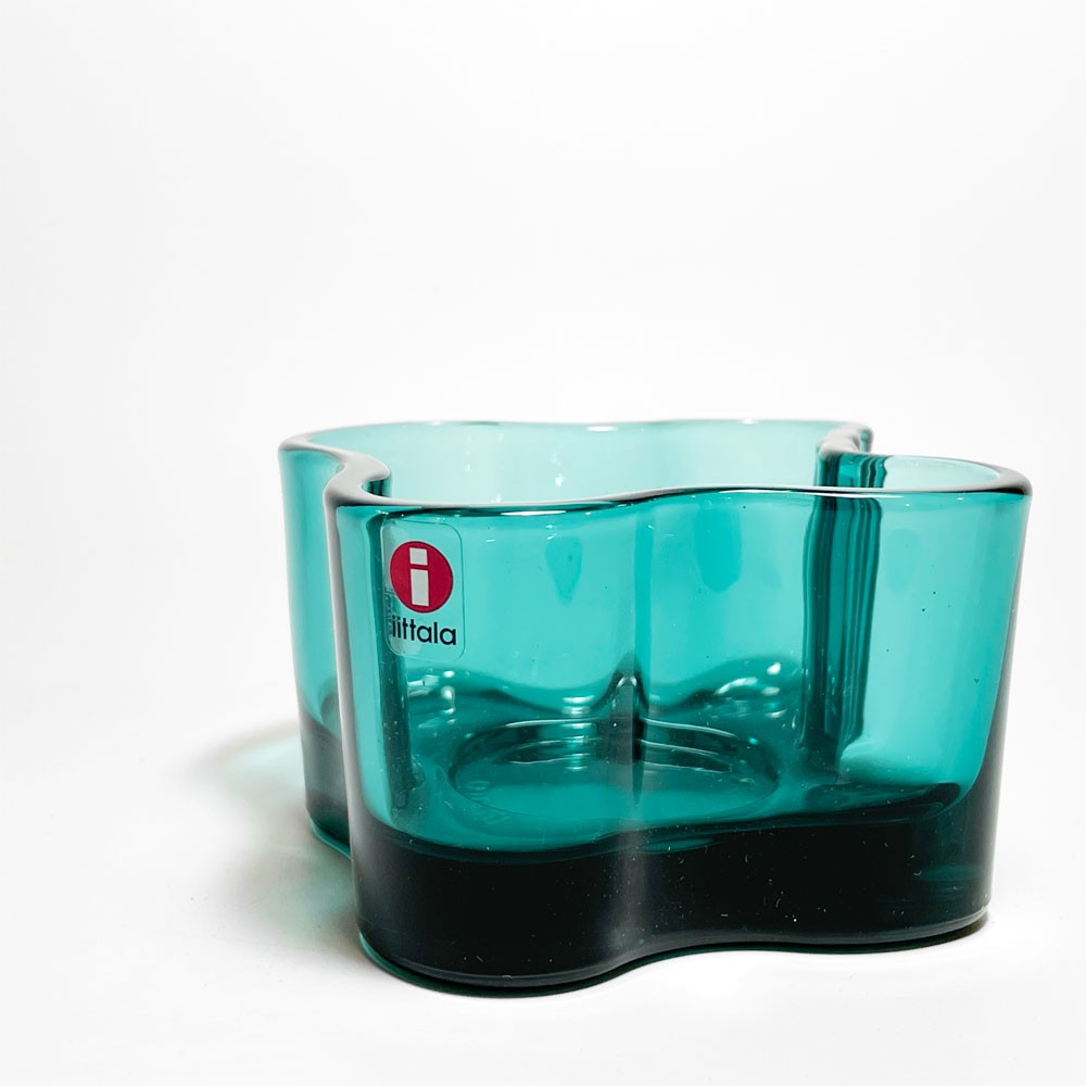 イッタラ iittala アルヴァ・アアルトコレクション Alvar Aalto Collection キャンドルホルダー 55mmシーブルー 北欧雑貨 ★