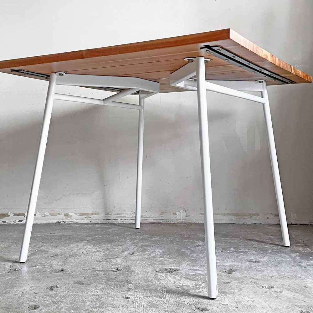 イデー IDEE マタン MATIN ダイニングテーブル オーク無垢材 スチールレッグ ナチュラル W90cm 澁谷一星 ■