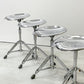 ダルトン DULTON X2 ビートスツール BEAT STOOL 回転式 無段階高さ調節 スチール クローム 折り畳み 廃番 A ●
