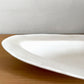 クリスチャンヌ ペロション Christiane Perrochon ストーンウェア STONEWARE オーバル プレート 小 ホワイトカラー イタリア 陶器 ハンドメイド 現代作家 ■