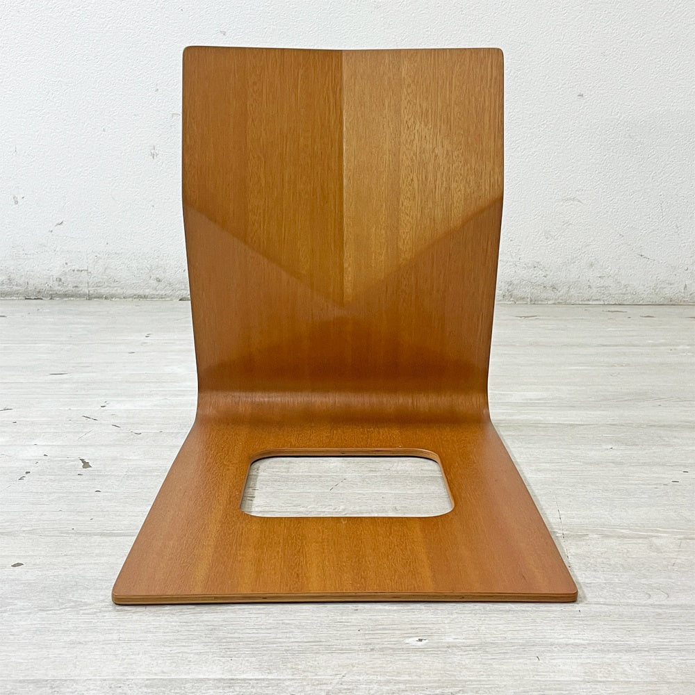 天童木工 TENDO 座椅子 T-5812MR-UB メランティ プライウッド スタッキング仕様 和モダン 定価￥27,500- B ●