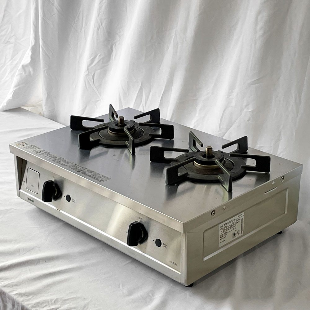 リンナイ Rinnai バーモ Vamo ガステーブルコンロ ET21-2STSY ガス台 ステンレスボディ 都市ガス◇