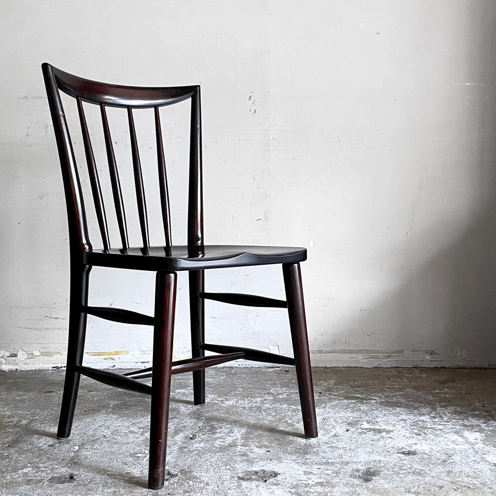 松本民芸家具 220F型 チェア Finnish style Chair ダイニングチェア ミズメザクラ材 民藝家具 和モダン 定価￥148,500- B ■